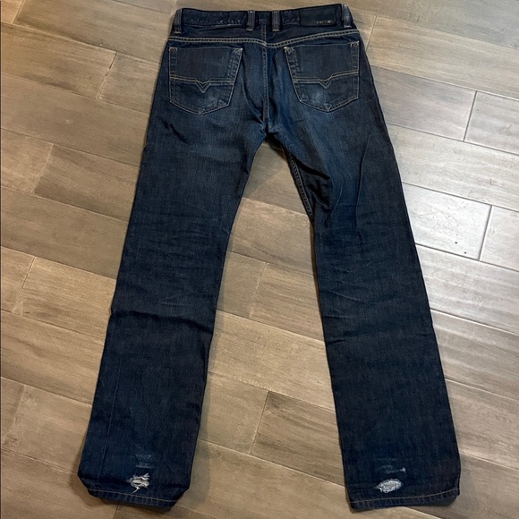 Diesel Viker Dark Wash Jeans SZ 29/32 distressed - Picture 8 of 14